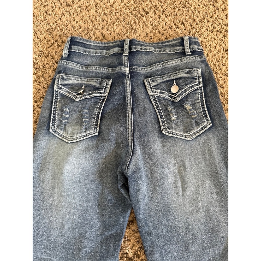 Jinhaosheng Clothing Women's Blue Skinny Jean Size Medium - Picture 2 of 7